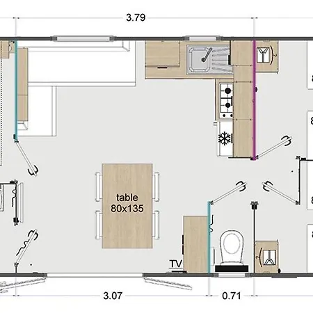 Pays De Beille 营地 *